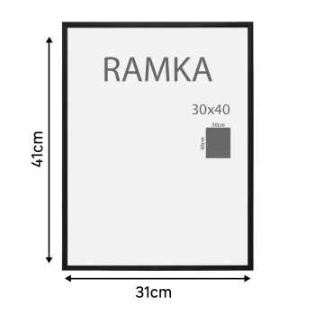 Czarna ramka 30x40 cm na karykaturę i zdjęcia